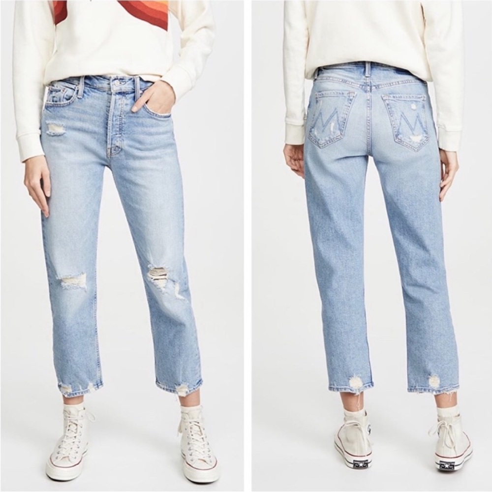 MOTHER Superior The Tomcat High-Rise Distressed Jeans Size 26

Price fixed